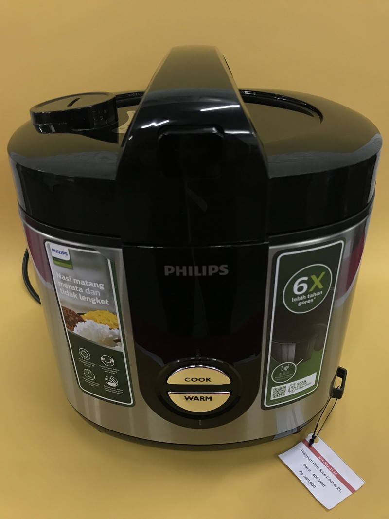 Premium Plus Rice Cooker 2L, Daya 400 Watt Dengan pelapis Bakuhanseki